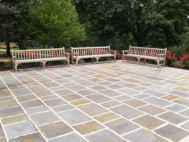 Patio with Decorative Tiles